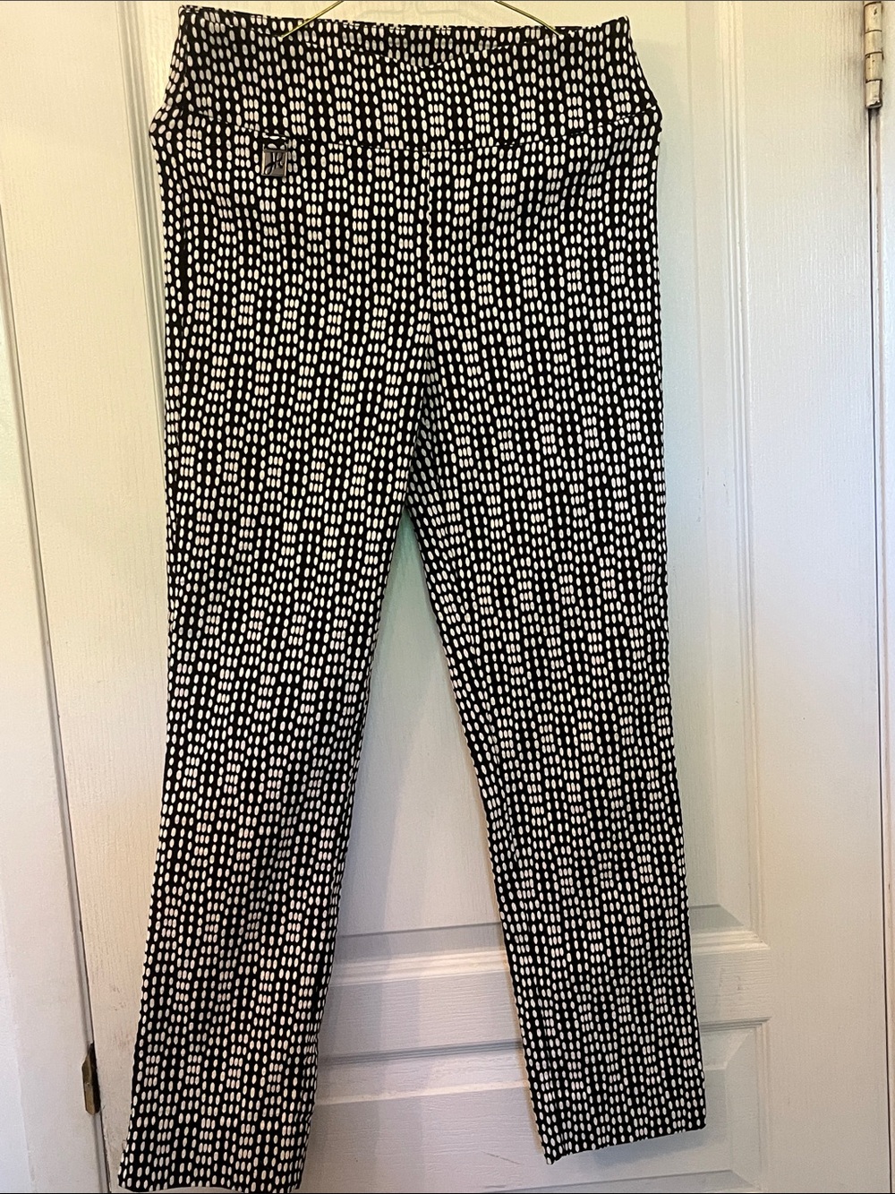 Joseph Ribkoff Black & White Printed Pants